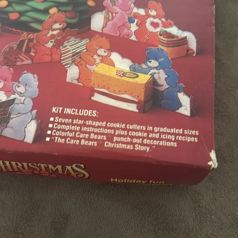 Wilton *VINTAGE* *SEALED* Care Bears Christmas Cookie Tree Kit